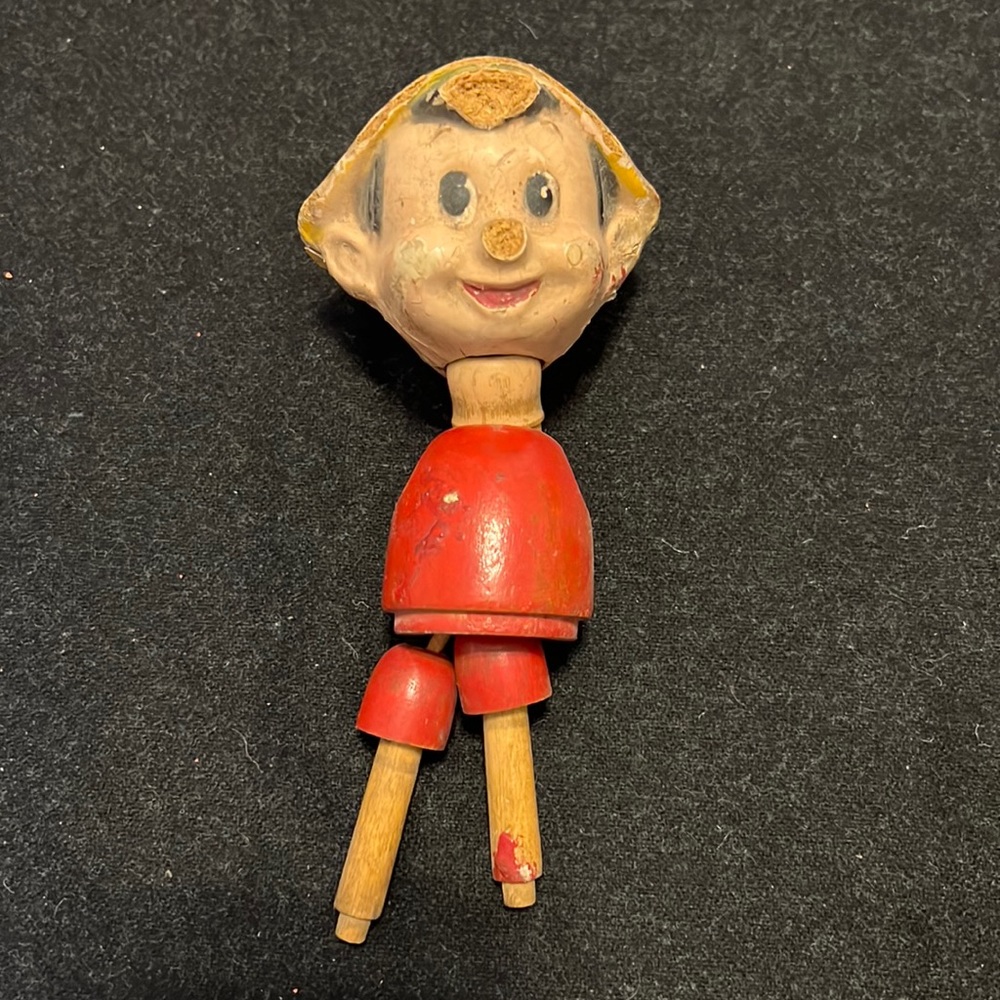 Vintage wooden Pinocchio doll